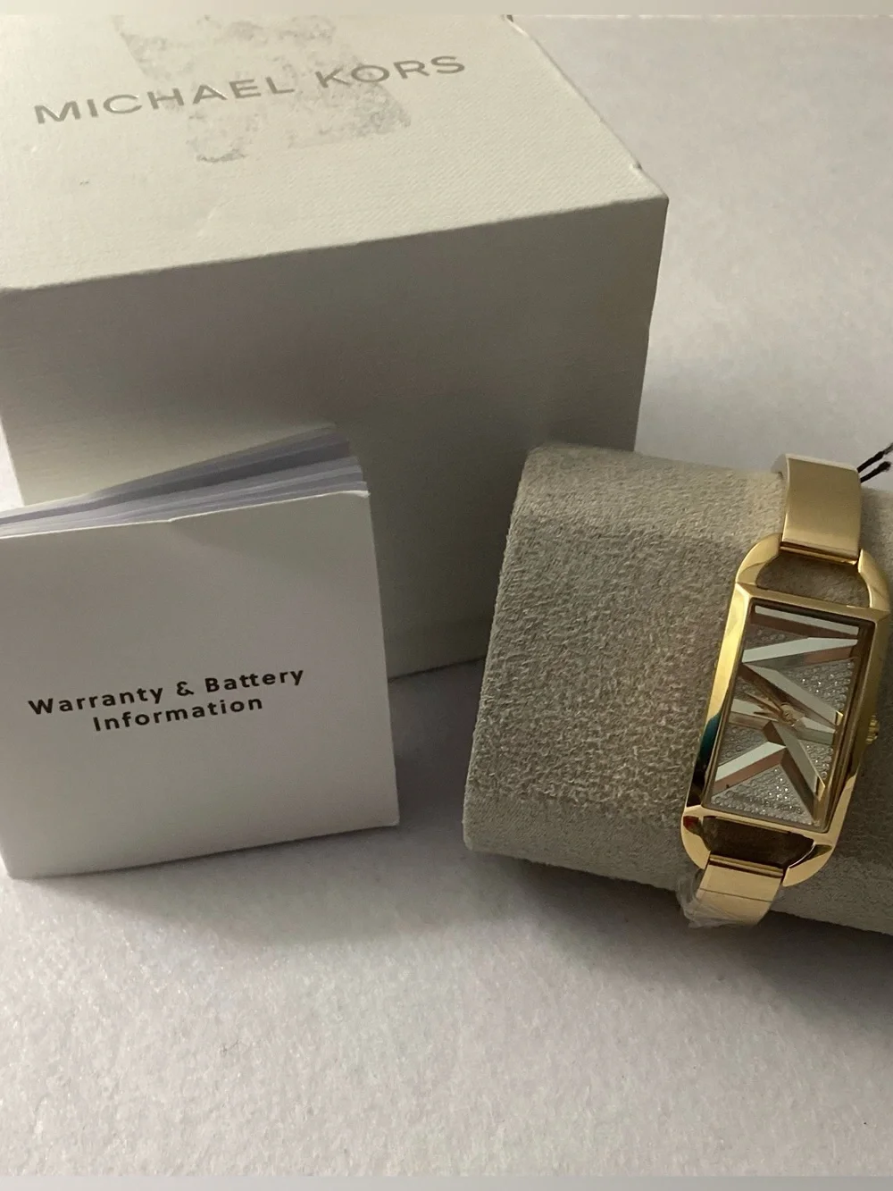 Michael Kors MK Empire Three-Hand Gold-Tone Stainless Steel Watch 22mm